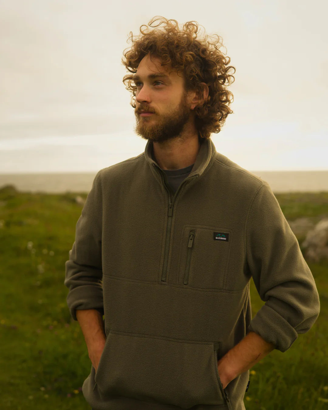 Bleubird Horizon Fleece - Sage