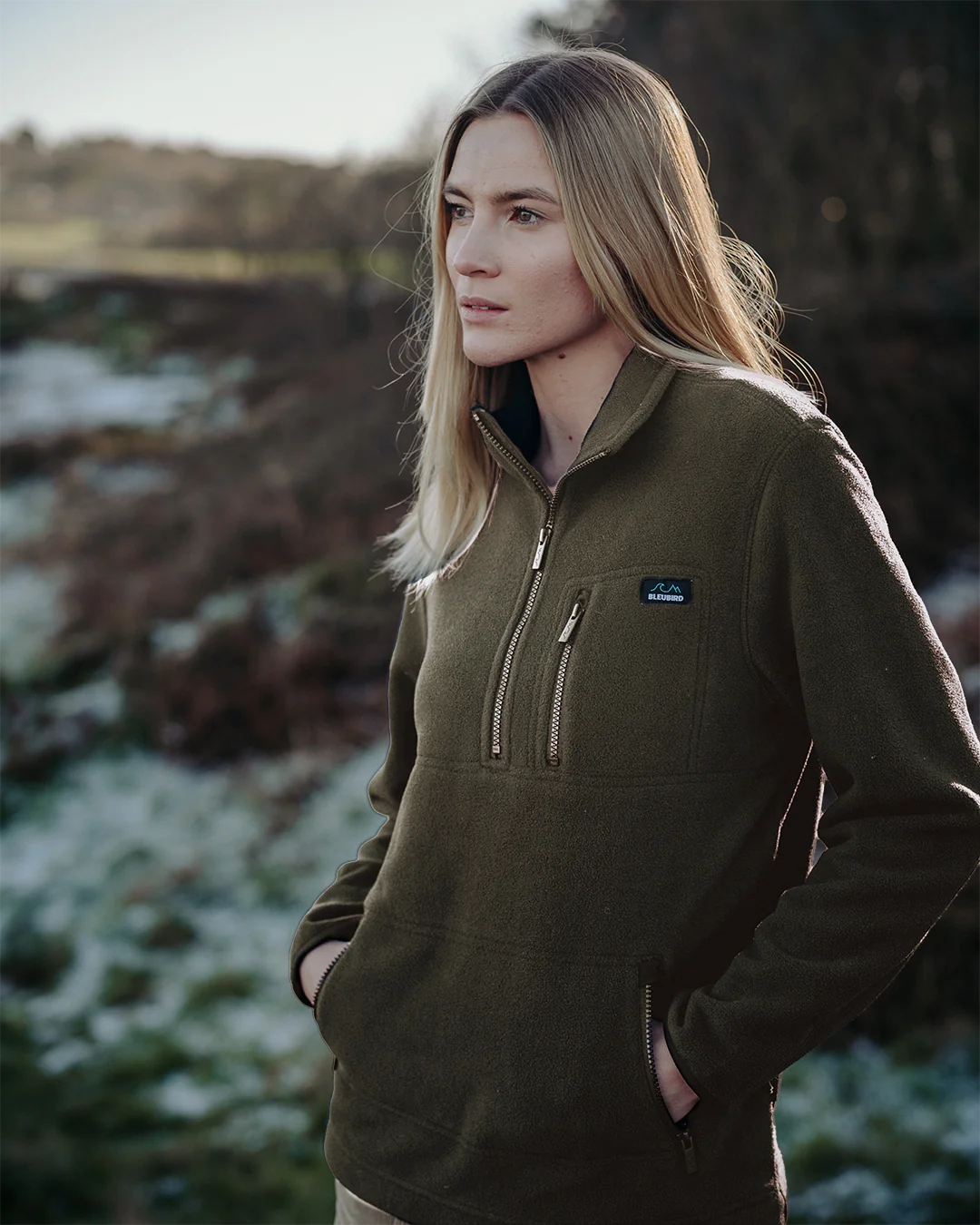 Bleubird Horizon Fleece - Sage