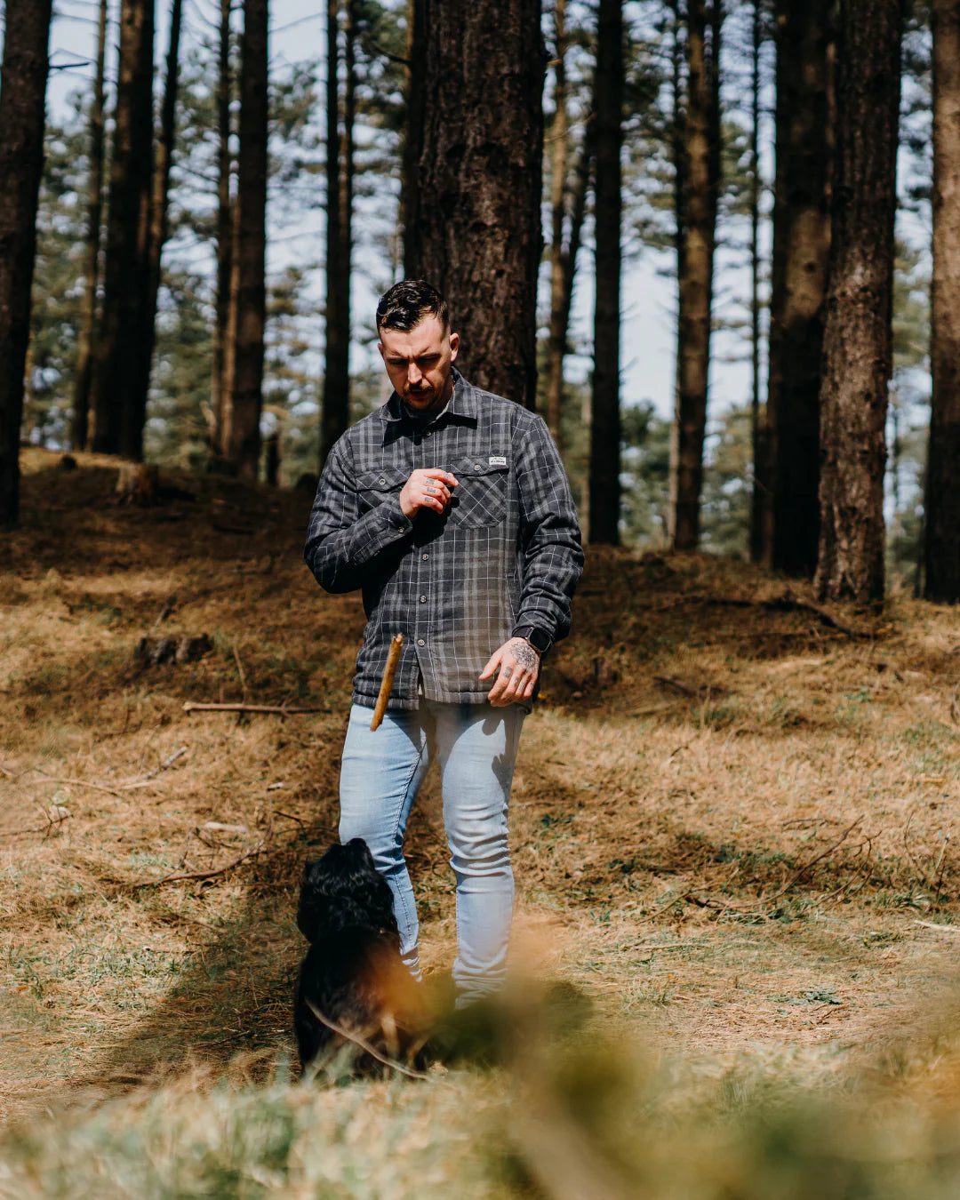 Bleubird Sequoia Shirt - Charcoal