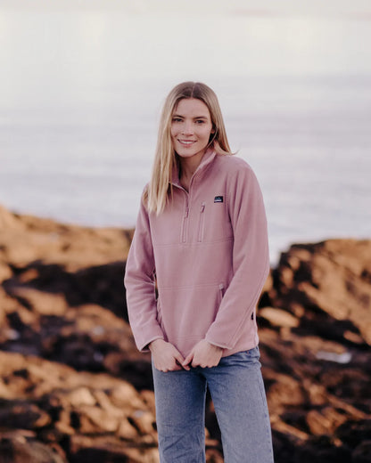 Bleubird Horizon Fleece - Dusty Pink