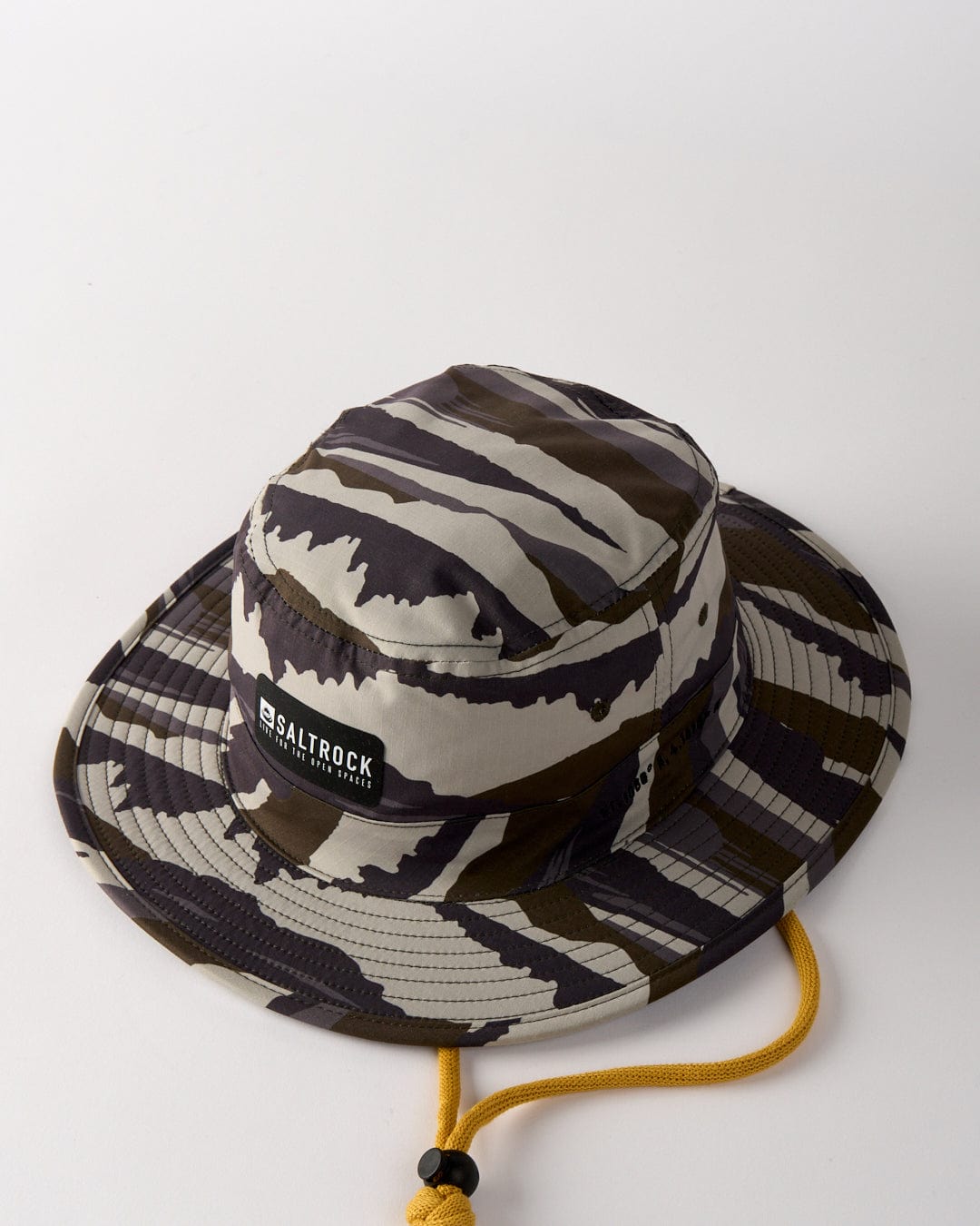 Camo Stripe - UPF Tech Camo Bucket Hat - Green