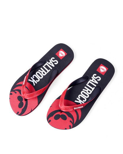 Corp Flame - Mens Flip Flops - Black/Red