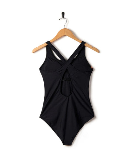 Corrine Retro - Recycled Womens Swimsuit - Black