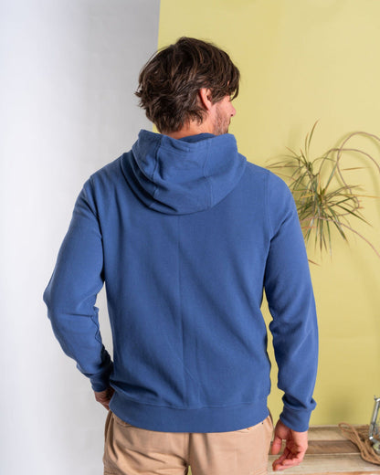 Hanns - Mens Zip Hoodie - Blue