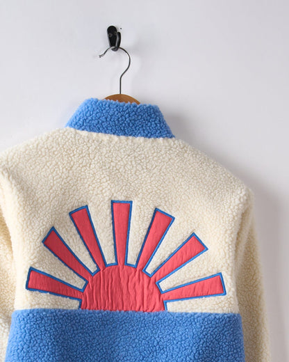 Emery Sunshine - Kids Recycled Borg Fleece - Cream