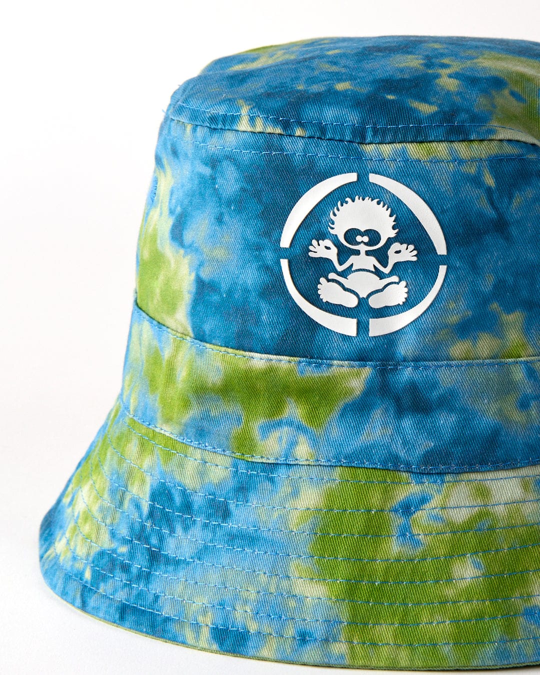 Fader - Kids Bucket Hat - Green/Blue