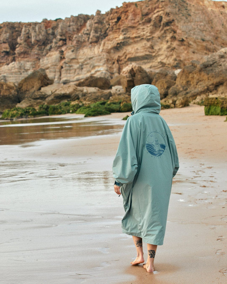 Recycled Changing Robe - Light Green - Cold Water Club