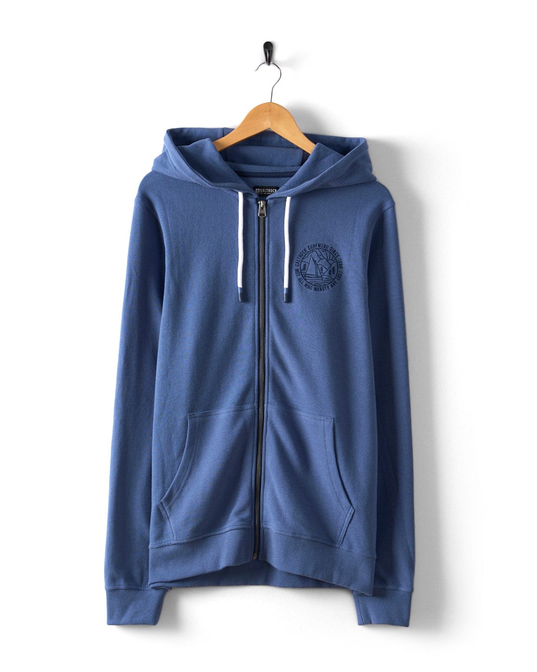 Hanns - Mens Zip Hoodie - Blue