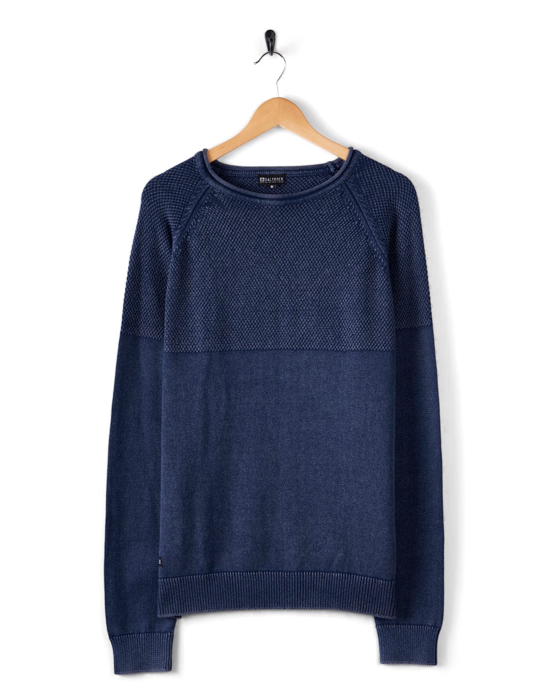 Coombe - Mens Knitted Jumper - Blue