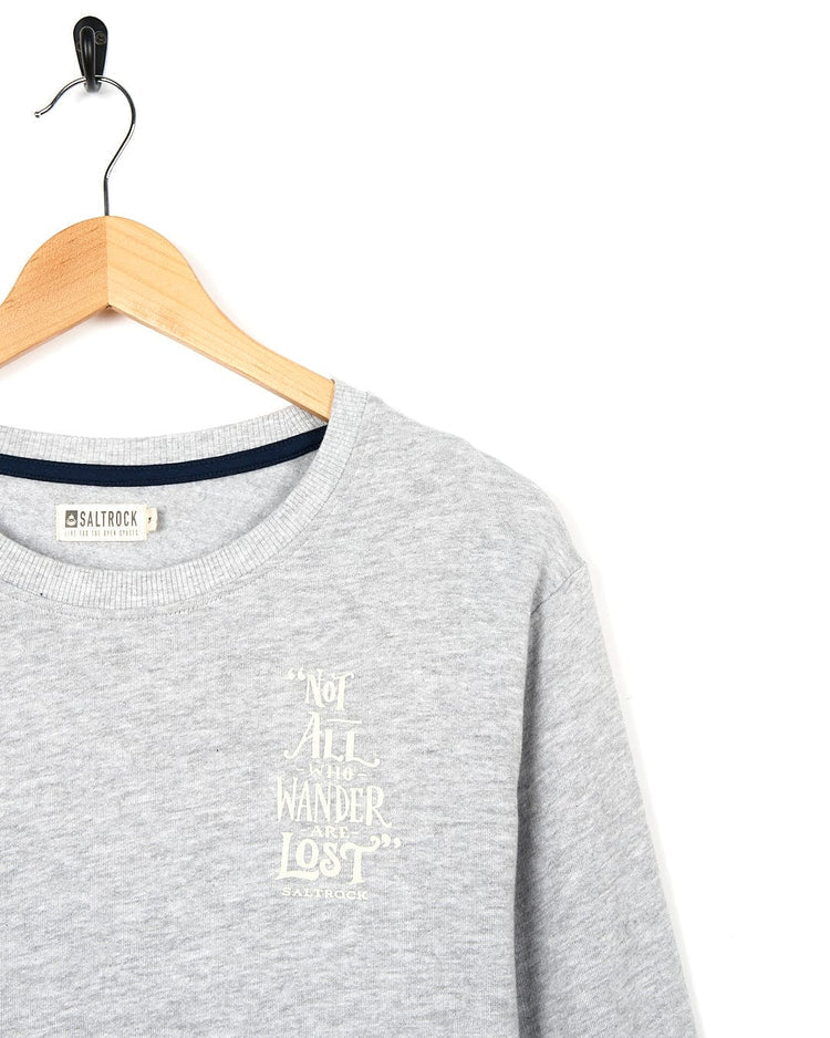 Lost Ships - Mens Crew Sweat - Grey