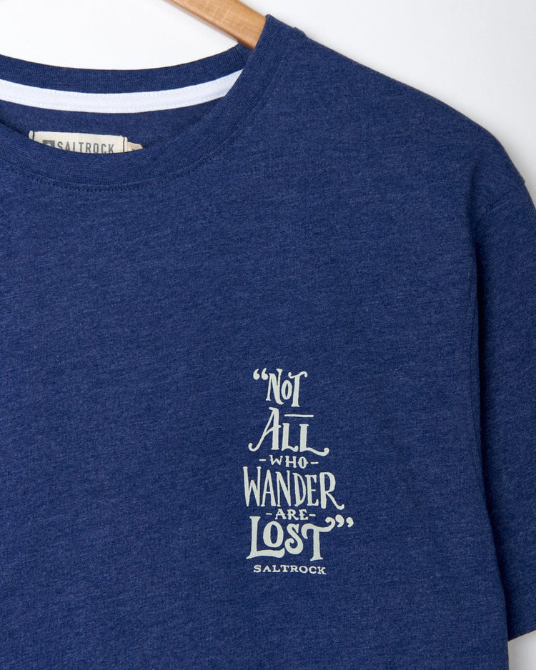 Lost Ships - Mens Short Sleeve T-Shirt - Blue