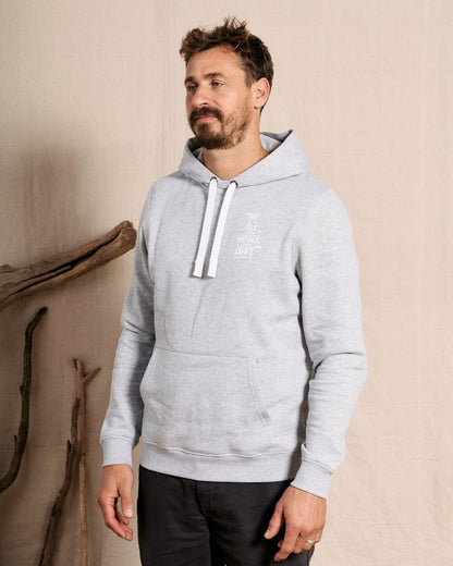 Lost Ships - Mens Pop Hood - Grey