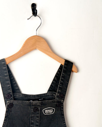 Lyn-Z - Kids Dungarees - Washed Black