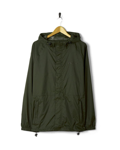 Rainier - Mens Packable Waterproof Jacket - Green