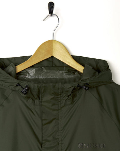 Rainier - Mens Packable Waterproof Jacket - Green