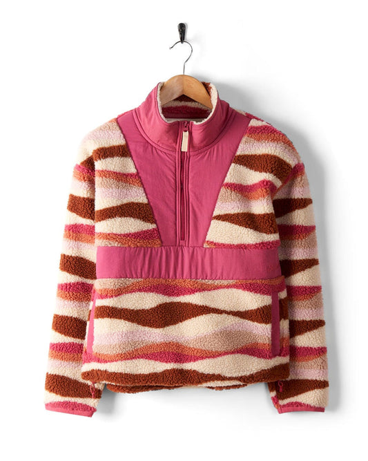 Robyn Wave - Kids Fleece - Pink