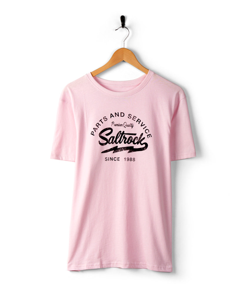 Strike Logo -Light Pink Short Sleeved T-shirt