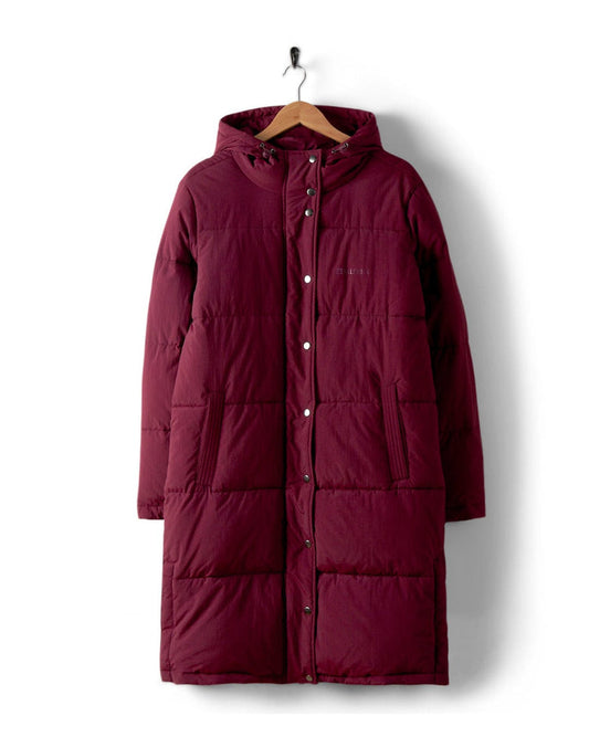 Tahoe - Womens Longline Padded Coat - Purple