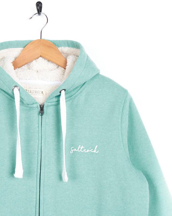 Velator - Womens Fur Lined Hoodie - Turquoise – StewartsBallycastle