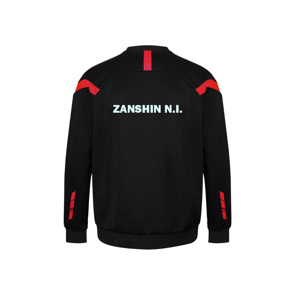 Zanshin Karate - Kenetic CREW NECK (with initials)